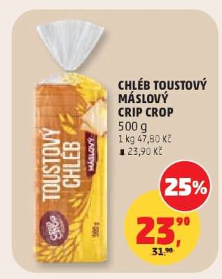 Chléb toustový máslový Crip Crop