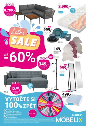 thumbnail - Leták MÖBELIX - Letní sale až -60%