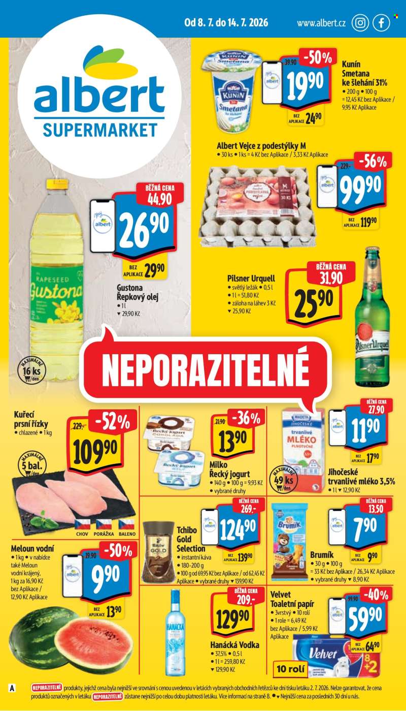 Leták Albert Supermarket - 8.7.2026 - 14.7.2026.