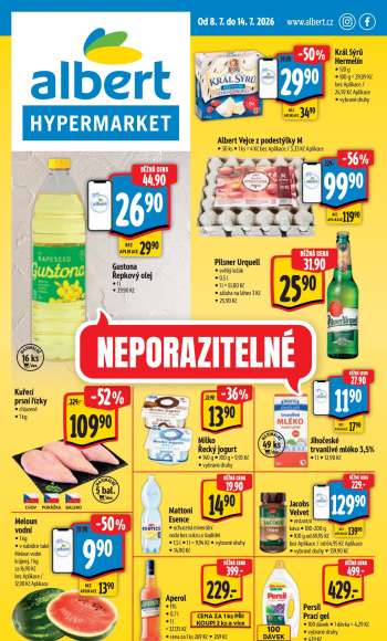Leták Albert Hypermarket - 8.7.2026 - 14.7.2026.