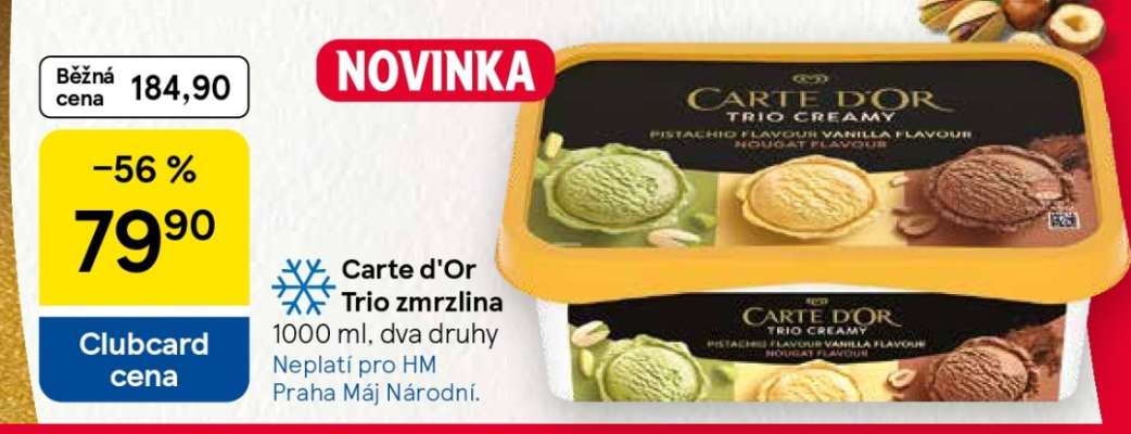 Carte d'Or Trio zmrzlina