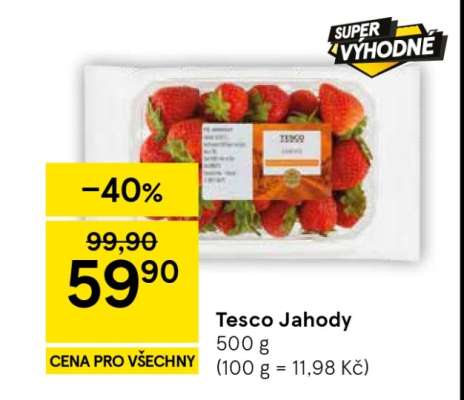 Tesco Jahody