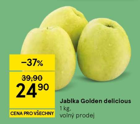 Jablka Golden Delicious
