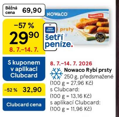 Nowaco Rybí prsty