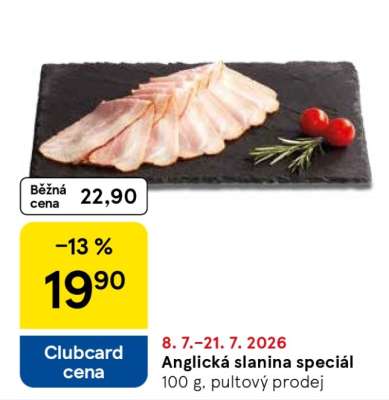 Anglická slanina speciál