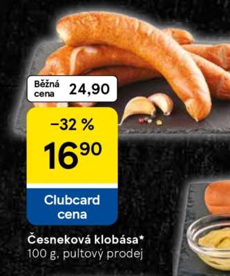 Česneková klobása*