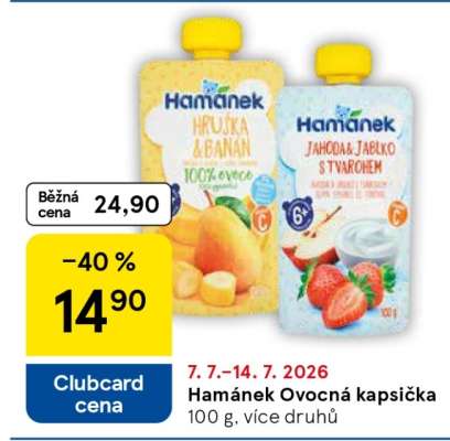 Hamánek ovocná kapsička
