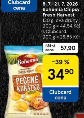 Bohemia Chipsy Fresh Harvest