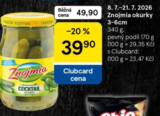 Znojmia okurky 3-6cm