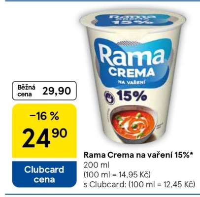 Rama Crema Na vaření 15%