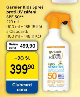 Garnier Kids Sprej proti UV záření SPF 50