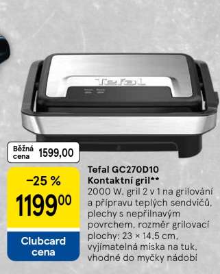 Tefal GC270D10 Kontaktní gril
