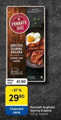 Ponnath Anglická slanina krájená