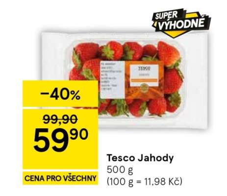 Tesco Jahody