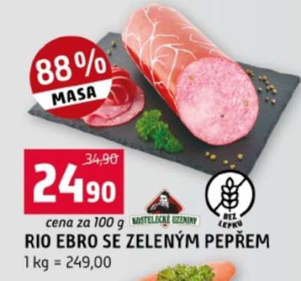 Rio Ebro se zeleným pepřem