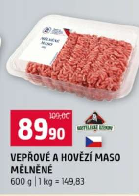 Vepřové a hovězí maso mleté