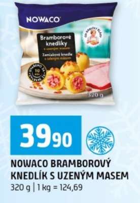 NOWACO BRAMBOROVÝ KNEDLÍK S UZENÝM MASEM