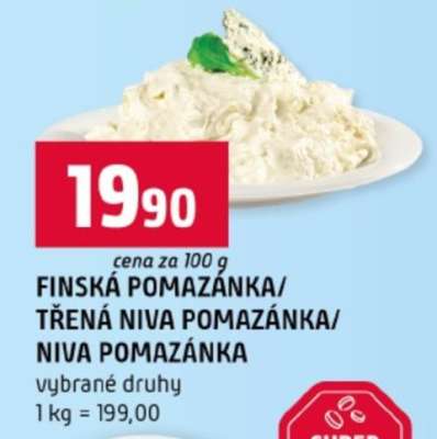 Finská pomazánka/Třená niva pomazánka/Niva pomazánka