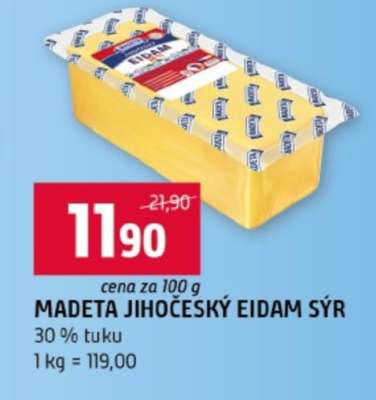 MADETA Jihočeský Eidam sýr
