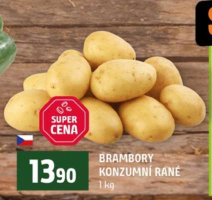 Brambory konzumní rané