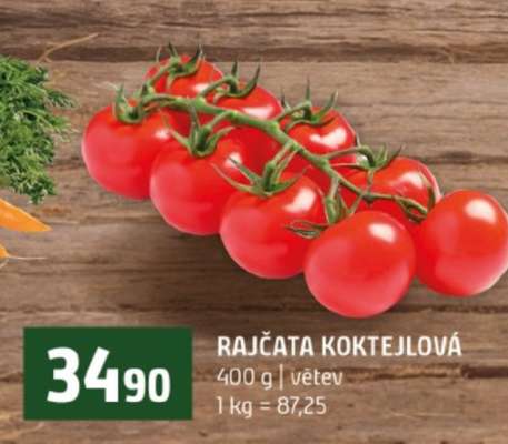 Rajčata koktejlová