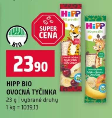 HiPP BIO, ovocná tyčinka