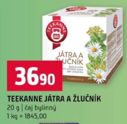 TEEKANNE JÁTRA A ŽLUČNÍK