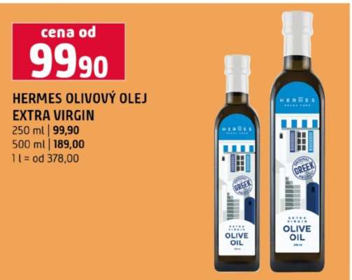HERMES OLIVOVÝ OLEJ EXTRA VIRGIN