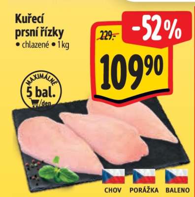 Kuřecí prsní řízky