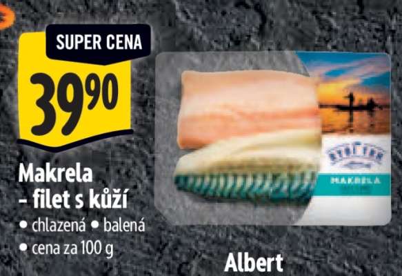 Makrela − filet s kůží
