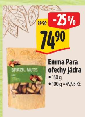 Emma Para ořechy jádra