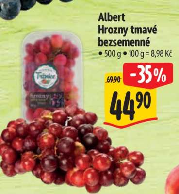 Albert Hrozny tmavé bezsemenné