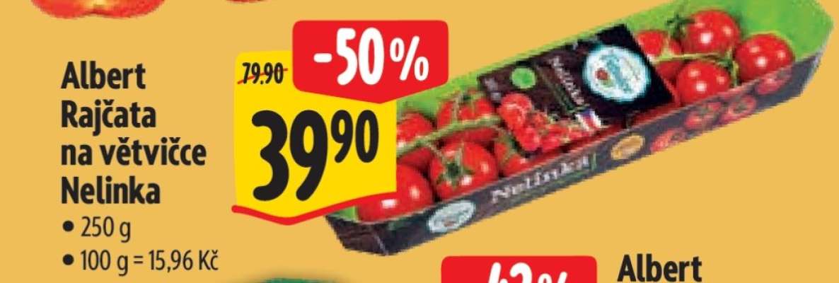 Albert Rajčata na větvičce Nelinka