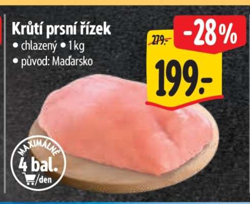Krůtí prsní řízek