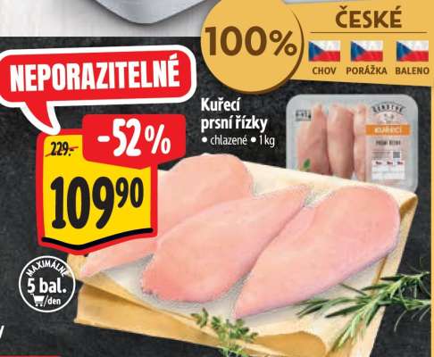 Kuřecí prsní řízky