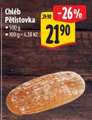 Chléb Pětistovka