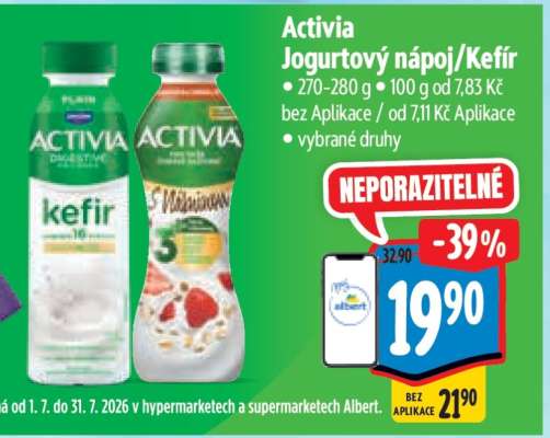 Activia Jogurtový nápoj/Kefír
