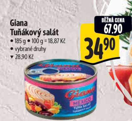 Giana Tuňákový salát