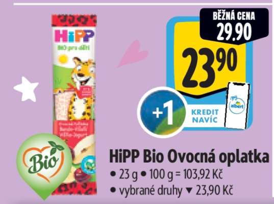 HiPP Bio Ovocná oplatka