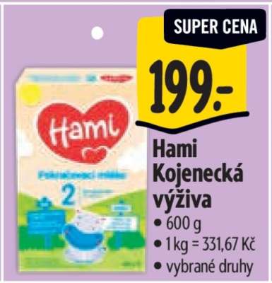 Hami kojenecká výživa