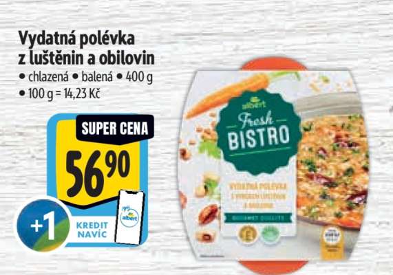 Vydatná polévka z luštěnin a obilovin