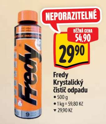 Fredy krystalický čistič odpadů