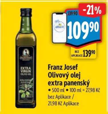 Franz Josef Olivový olej extra panenský