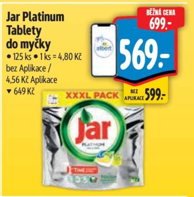 Jar Platinum tablety do myčky