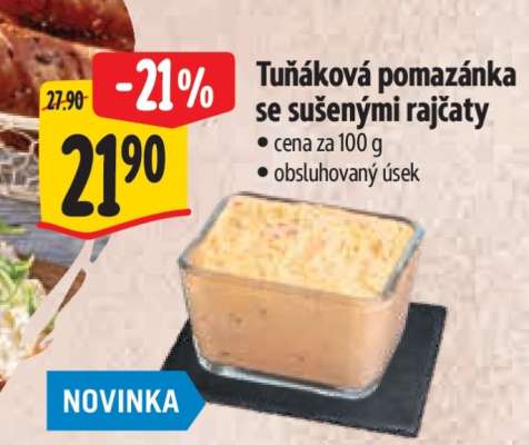 Tuňáková pomazánka se sušenými rajčaty