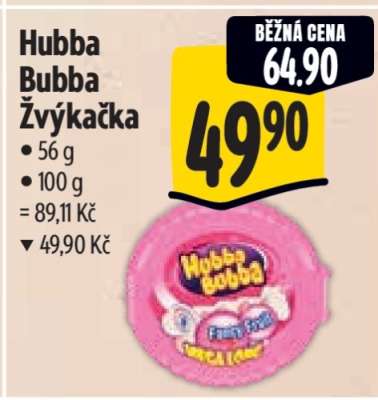 Hubba Bubba Žvýkačka
