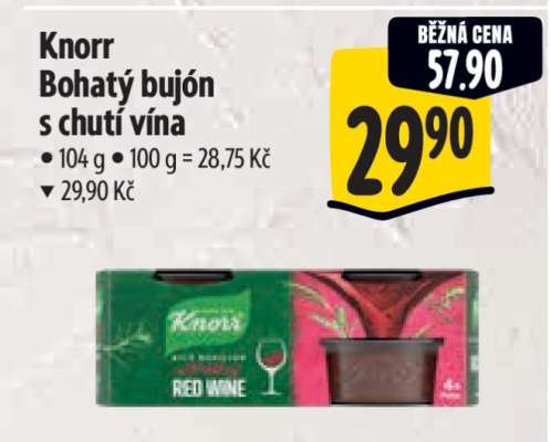 Knorr Bohatý bujón s chutí vína