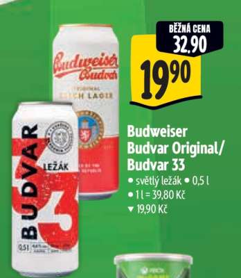 Budweiser Budvar Original Budvar 33
