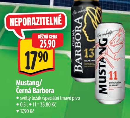 Mustang Černá Barbora