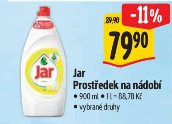 Jar prostředek na nádobí